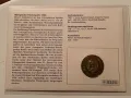 Юбилейни 2 лева, 1987г. “XV зимни олимпийски игри Калгари ‘88” в нумизматичен плик, снимка 2