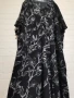 ДЪЛГА РОКЛЯ В ЧЕРНО И БЯЛО 4XL-6XL, снимка 3