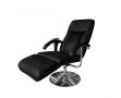 Масажен стол, черен, изкуствена кожа, снимка 1 - Столове - 40703460