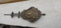 Уникат - Старо бронзово махало за часовник с феникс, снимка 1 - Антикварни и старинни предмети - 44827447