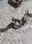 Swarovski сребърен синджир с висулка сърце 925 , снимка 7