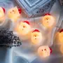 Коледна украса, светещи LED лампички с Дядо Коледа SD19, снимка 2