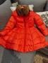  червено дамско пухено яке, снимка 1