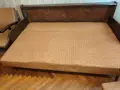 Диван разтегателен фотьойли 2 броя х табуретки , снимка 3