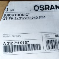 Електронно запалване / баласт Osram Quicktronic QT-FH 2x21/230-240 DIM, снимка 10 - Други - 41631932