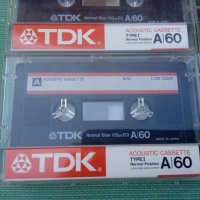 TDK A 60 Аудио касети, снимка 2 - Аудио касети - 35747687