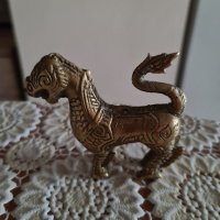 Бронзова статуетка на китайски дракон, снимка 2 - Колекции - 41473958
