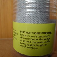 Текстилен ластик за тренировка fabric loop band , снимка 3 - Спортна екипировка - 39589975