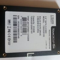 SSD 512GB TEAM GROUP GX2 2,5'' SATA 3.0, снимка 3 - Други - 35762027