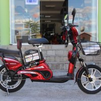 Електрически скутер-велосипед EBZ16 500W - RED, снимка 3 - Мотоциклети и мототехника - 41827656