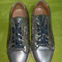 Scott's N 38 Спортни  италиански обувки в лъскав змийски принт , снимка 2 - Дамски ежедневни обувки - 44569051