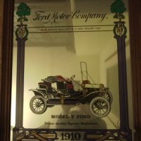 картина огледало ford model t 1910 г, снимка 1 - Картини - 44373052