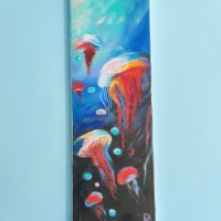 триптих "Океански дълбини", снимка 4 - Картини - 41335566