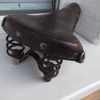Седалка "Lepper" кожена за колело холандска много стара, снимка 5 - Други ценни предмети - 36005610