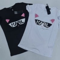 Karl Lagerfeld дамска тениска реплика, снимка 1 - Тениски - 35951098