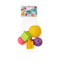 Играчки за баня, Цветни кубчета и топки, 7 бр., снимка 2 - Дрънкалки и чесалки - 44648161