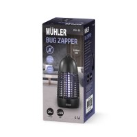 Инсектицидна лампа Muhler MIK-30, 20 м2, 4W, Черен, снимка 2 - Други - 41097510