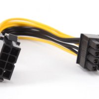 Удължителен захранващ кабел за процесор 8 пинов/ 8 Pin ATX EPS Male To Female Power Extension Cable , снимка 1 - Кабели и адаптери - 39931156