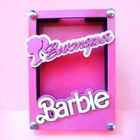 Персонализирана дървена касичка Барби Barbie , снимка 1 - Други - 41752298