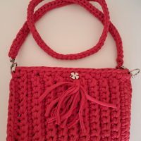 Плетена дамска чанта , снимка 1 - Чанти - 44584693
