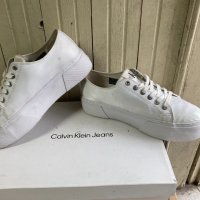 "CALVIN KLEIN JEANS Flatform Vulcanized Extra 1"оригинални сникърси 40 номер, снимка 2 - Кецове - 39314385