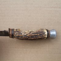 Немски ловен нож ''Doppelren Solingen'', снимка 6 - Антикварни и старинни предмети - 42611862