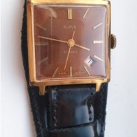 Мъжки позлатен часовник SLAVA 21 jewels, снимка 2 - Антикварни и старинни предмети - 41316686