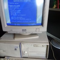  IBM Pentium 200MHz с CRT Монитор стар ретро компютър , снимка 2 - Работни компютри - 41562069