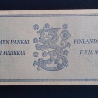 5 марки Финландия 1963г UNC, снимка 2 - Нумизматика и бонистика - 44459215