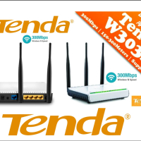 Безжичен рутер TENDA 300 Mbit/s, снимка 1 - Рутери - 40311810