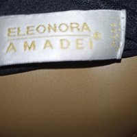 Eleonora Amadei M- Топ с дълъг ръкав от еластичен тюл с лек брокат, снимка 7 - Корсети, бюстиета, топове - 44335306
