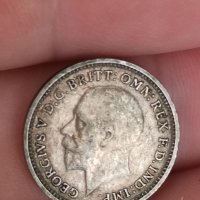 3 пенса 1934 г сребро Великобритания , снимка 3 - Нумизматика и бонистика - 41566264