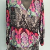 Асиметрична блуза тип туника "dreamSTAR"® / голям размер , снимка 2 - Туники - 36462428