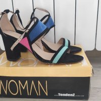 Дамски сандали на ток, снимка 1 - Дамски обувки на ток - 41185717