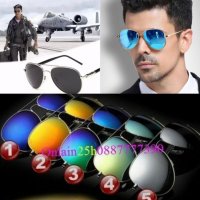 мъжки сльнчеви очила Ray Ban Aviator огледални имат UV400 защита, снимка 1 - Слънчеви и диоптрични очила - 42065624