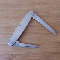 Джобно ножче 2 остриета метално , снимка 2 - Антикварни и старинни предмети - 44671390