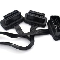 OBDII Y Сплитер OBD2 16PIN-а OBD Разклонител от Мъжко J-1962 към 2х Женски J-1962 ELM327 OBD Сплитер, снимка 7 - Навигация за кола - 41586253