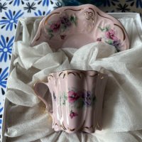 Чашки за кафе ,Розов порцелан Чехия, снимка 9 - Други - 41881876