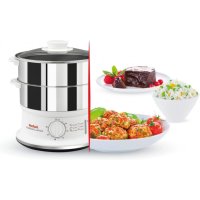 Tefal уред за пара VC1451 | 2 контейнера от неръждаема стомана, снимка 4 - Уреди за готвене на пара - 42043021