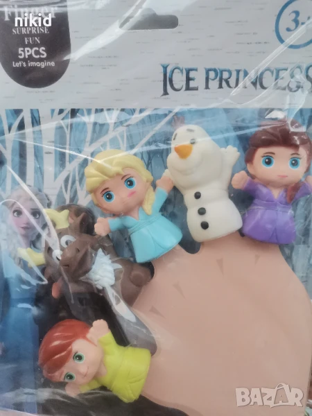 Куклен театър с пръсти пръстчета Коледни гумени гумирани fingers finger, снимка 1