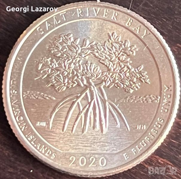 25 цента Сащ 2020 Виржински острови, снимка 1