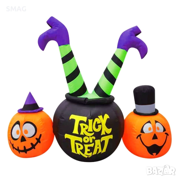 Halloween / Хелоуин надуваема светеща фигура, 120 см_1245314, снимка 1