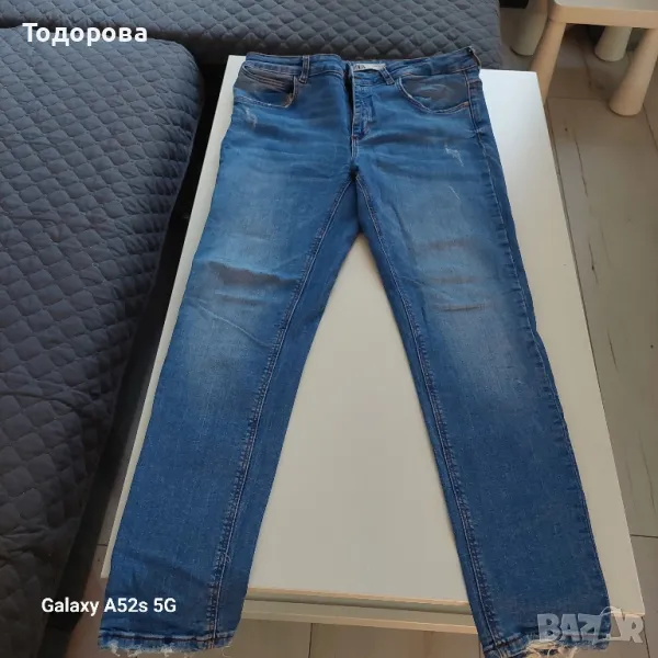 Ластични дънки на ZARA, снимка 1