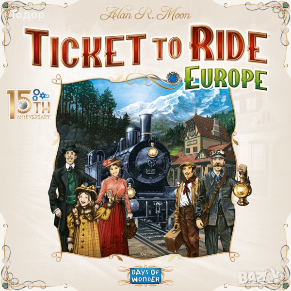 Ticket to Ride: Europe – 15th Anniversary board game настолна игра, снимка 1