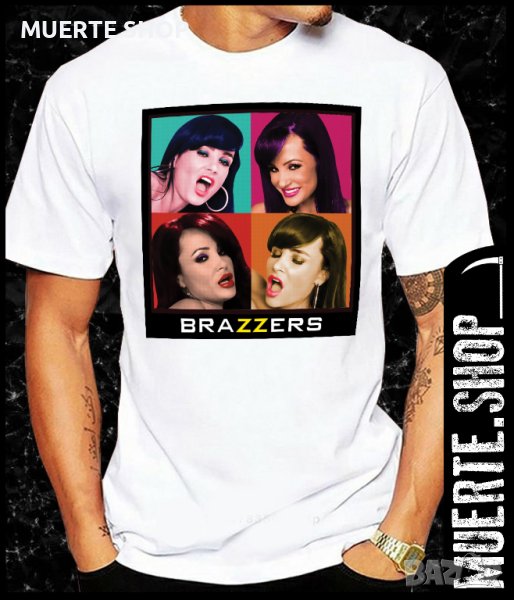 Тениска с щампа LISA ANN POP ART, снимка 1