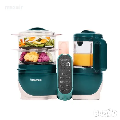 Уред за готвене на пара Nutribaby Plus Opal Green Babymoov *** Безплатна доставка, снимка 1