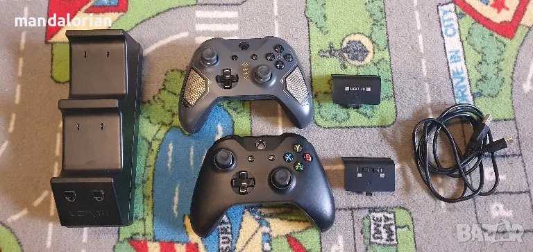 xbox one s , x series x контролер джойстик 2бр с батерия 2бр и зарядно , снимка 1