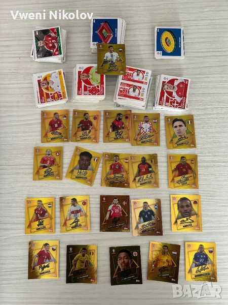 707/707  ВСИЧКИ Стикери Topps Euro 2024  всички златни , снимка 1
