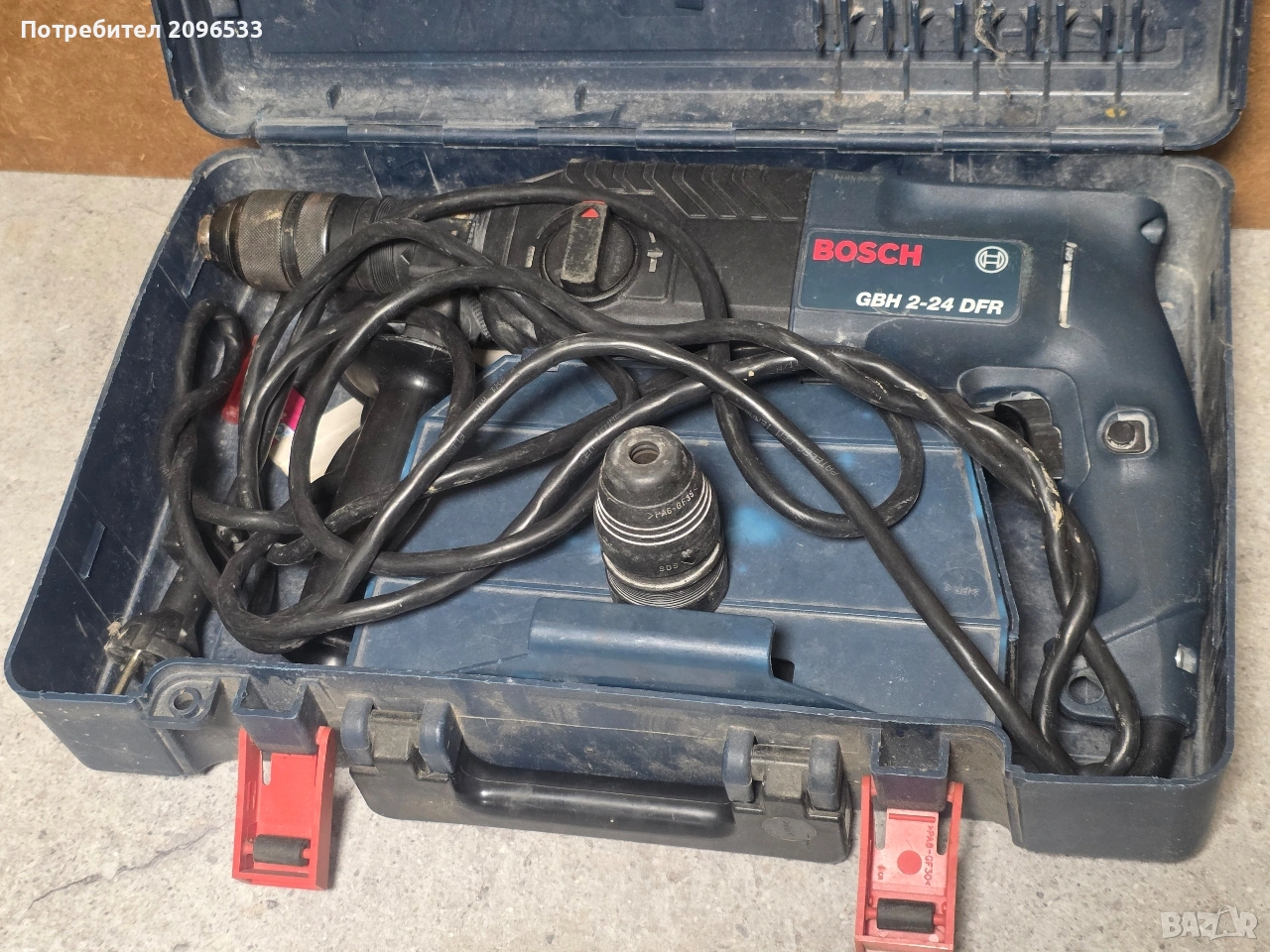 ПЕРФОРАТОР BOSCH PROFESSIONAL GBH 2-24 DRE / GBH 240 2.70 J, SDS PLUS, 790 W , снимка 1