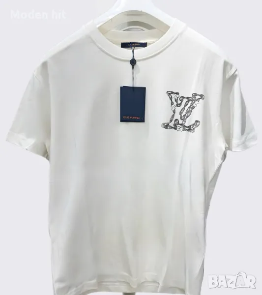 Louis Vuitton Мъжка Тениска👕Мъжка Блуза С Къс Ръкав Луис Витон Код P147, снимка 1